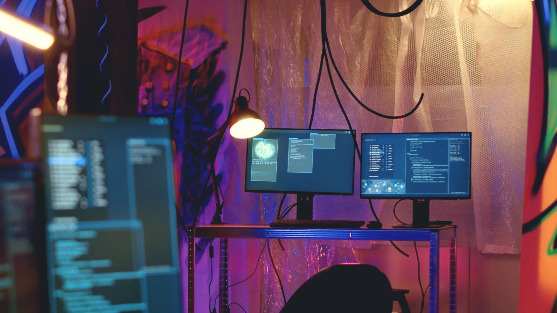 Studenti che lavorano su progetti reali di web design con supervisione del docente